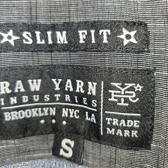 Raw Yarn Industries Button-Down Shirt - Slim Fit, Small 0017 - Picture 8 of 11